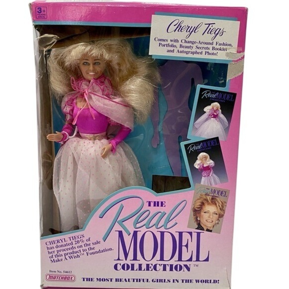 Matchbox 1989 The Real Model Collection Cheryl Tiegs‎ Doll